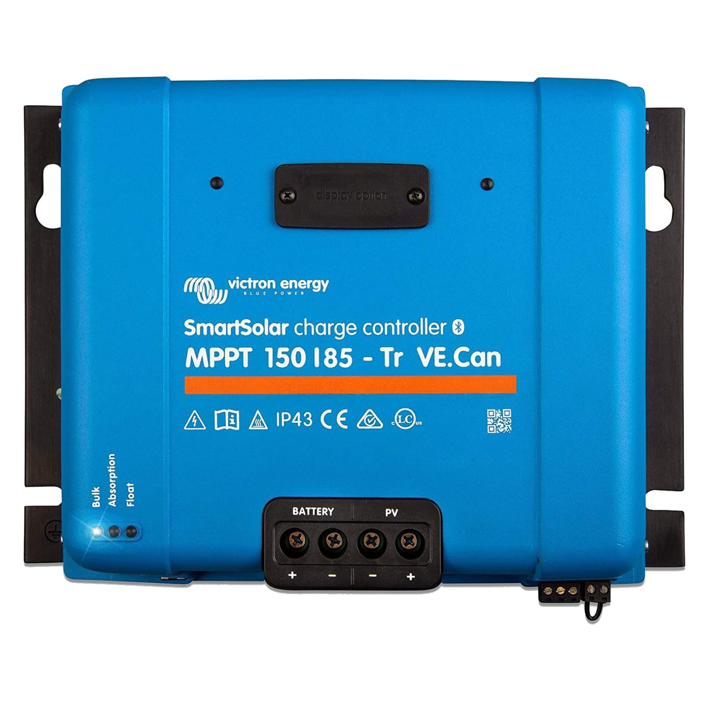 with optional display SmartSolar MPPT 150/70-Tr VE.Can